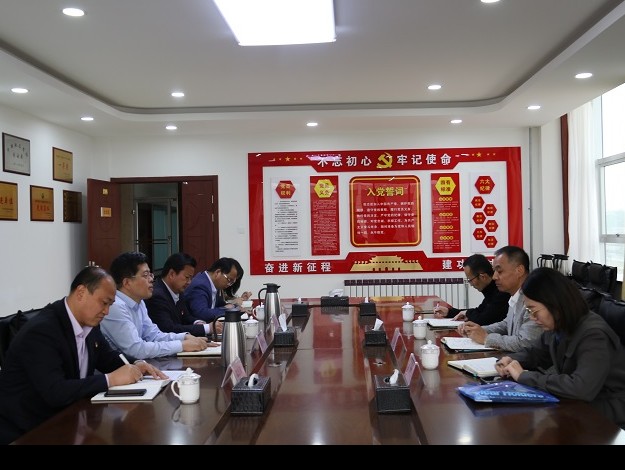 兰州新区商文旅局副调研员师晨辉一行莅临普安康药业调研走访工作